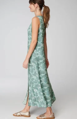 Pure Jill Etched Paisley Dress