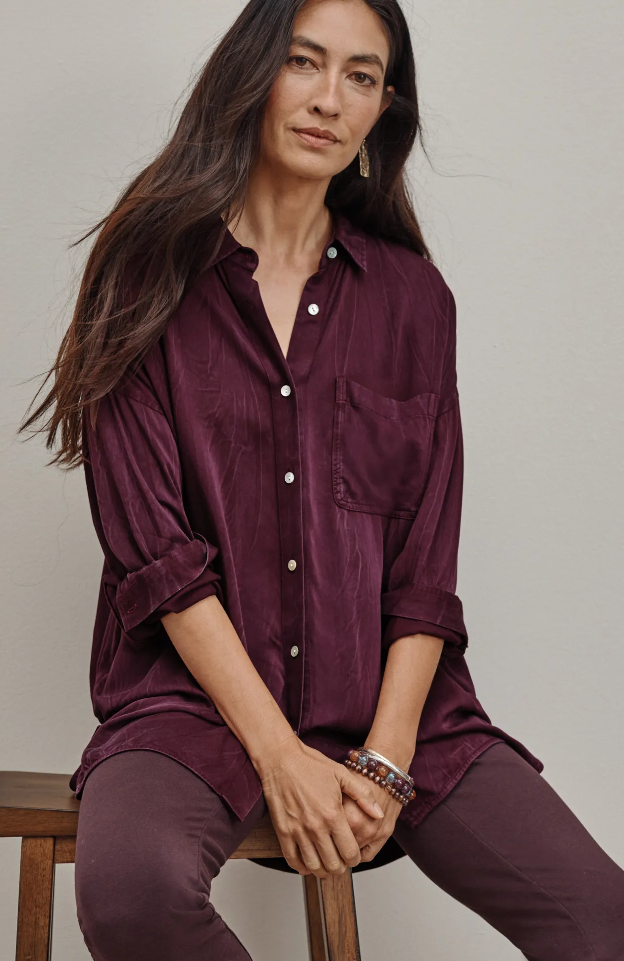 Pure Jill Lava-Dyed Tunic