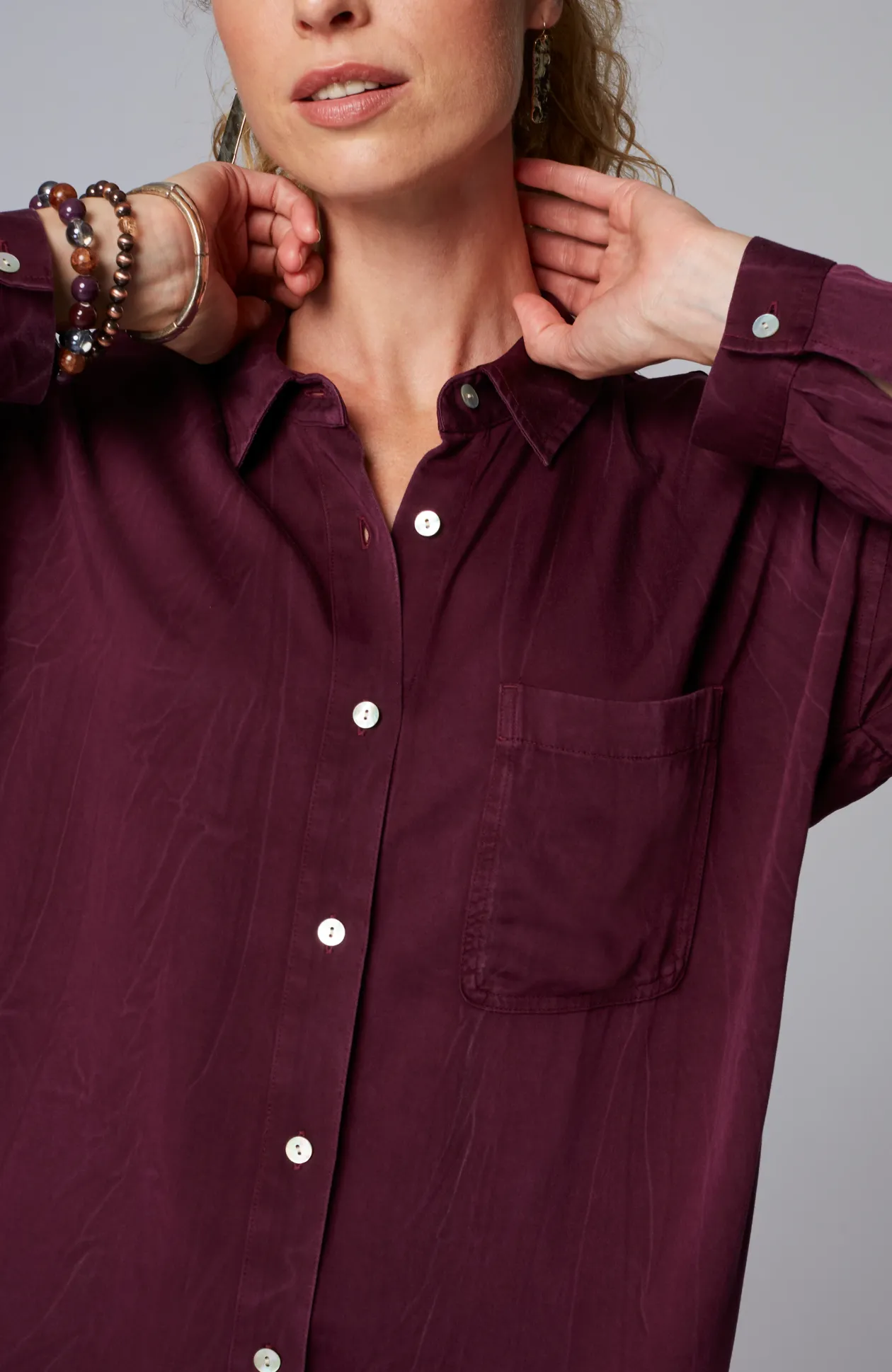 Pure Jill Lava-Dyed Tunic