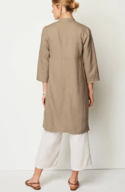 Pure Jill Linen Duster Jacket