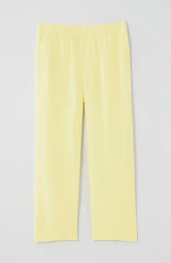 Pure Jill Linen Trapunto-Stitched Pants