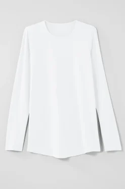 Pure Jill Long-Sleeve Shirttail Tee