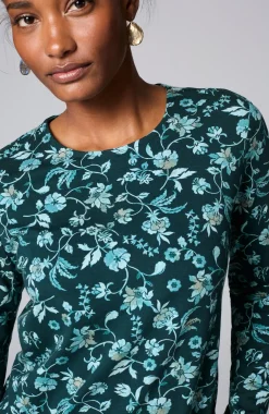 Pure Jill Long-Sleeve Shirttail Tee