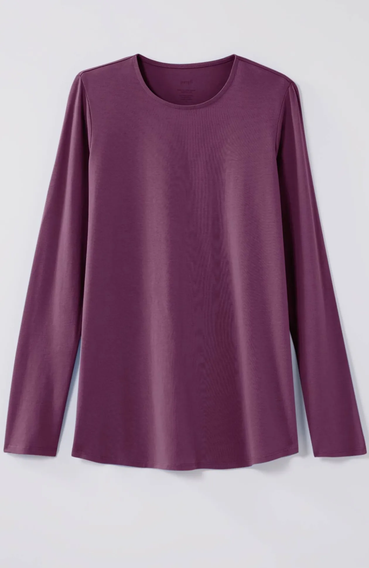 Pure Jill Long-Sleeve Shirttail Tee