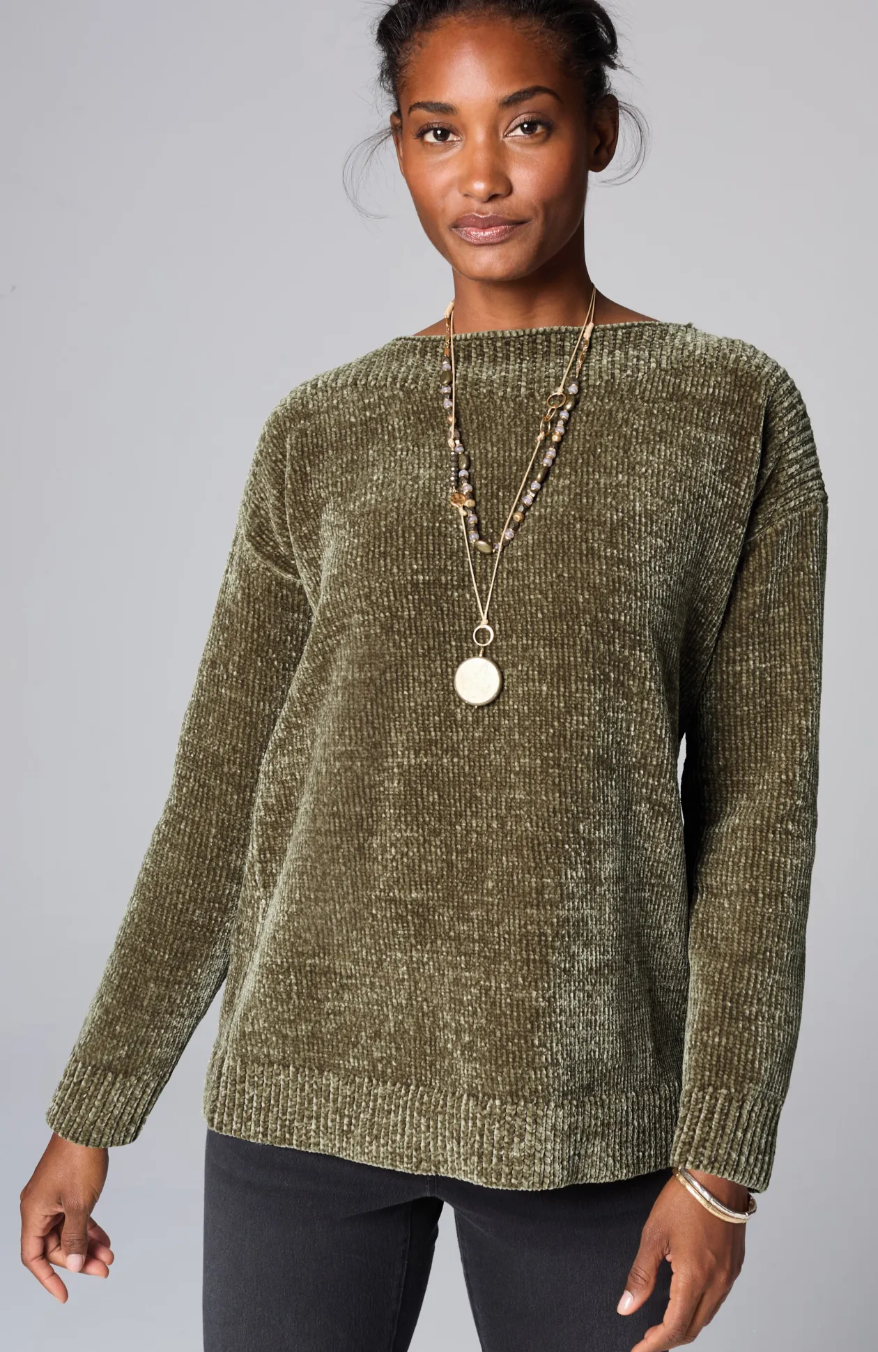 Pure Jill Luxe Chenille Sweater