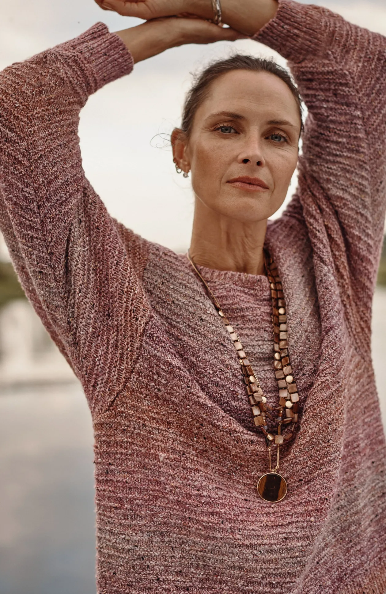 Pure Jill Multicolored Knit Sweater