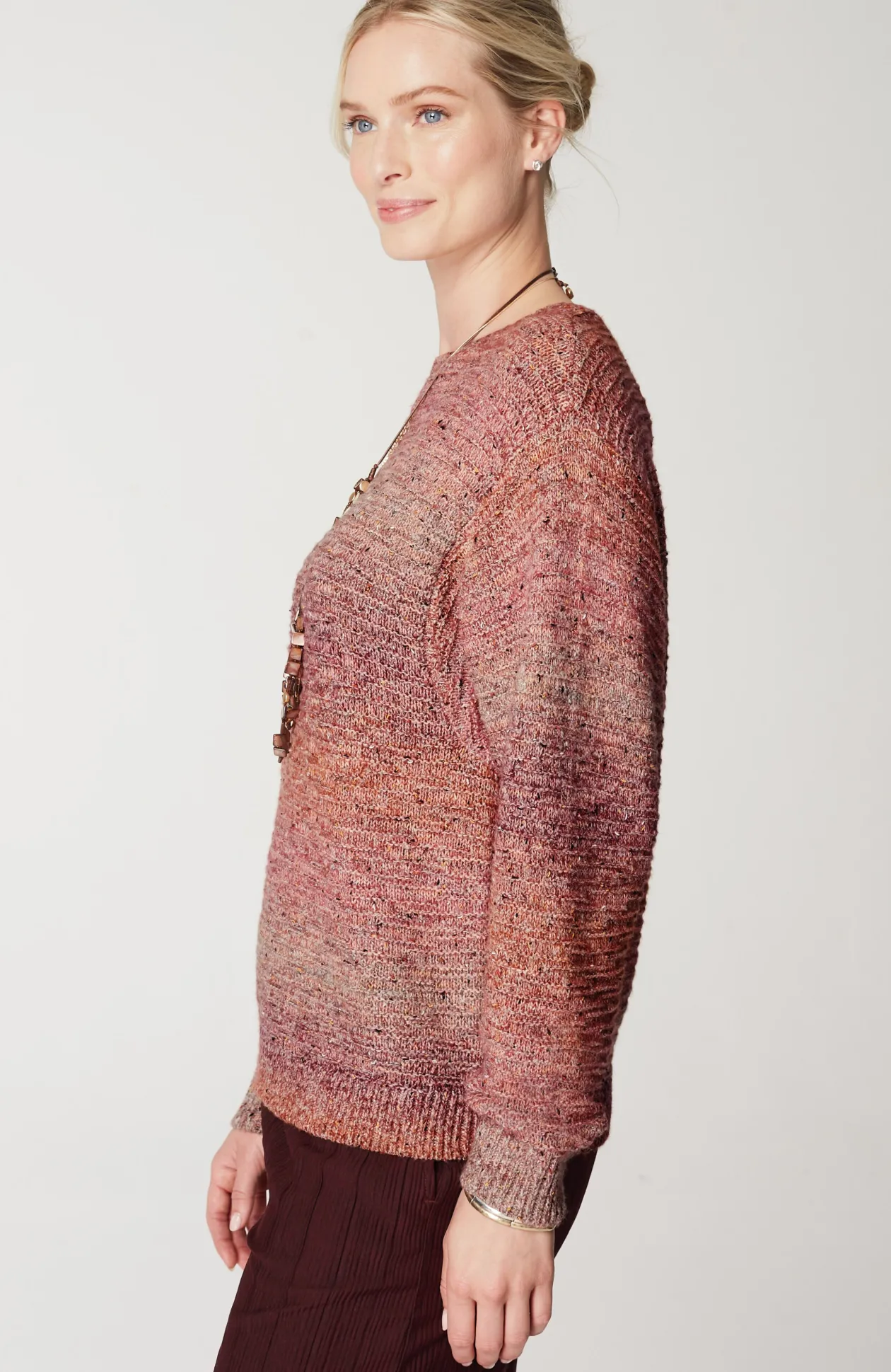 Pure Jill Multicolored Knit Sweater