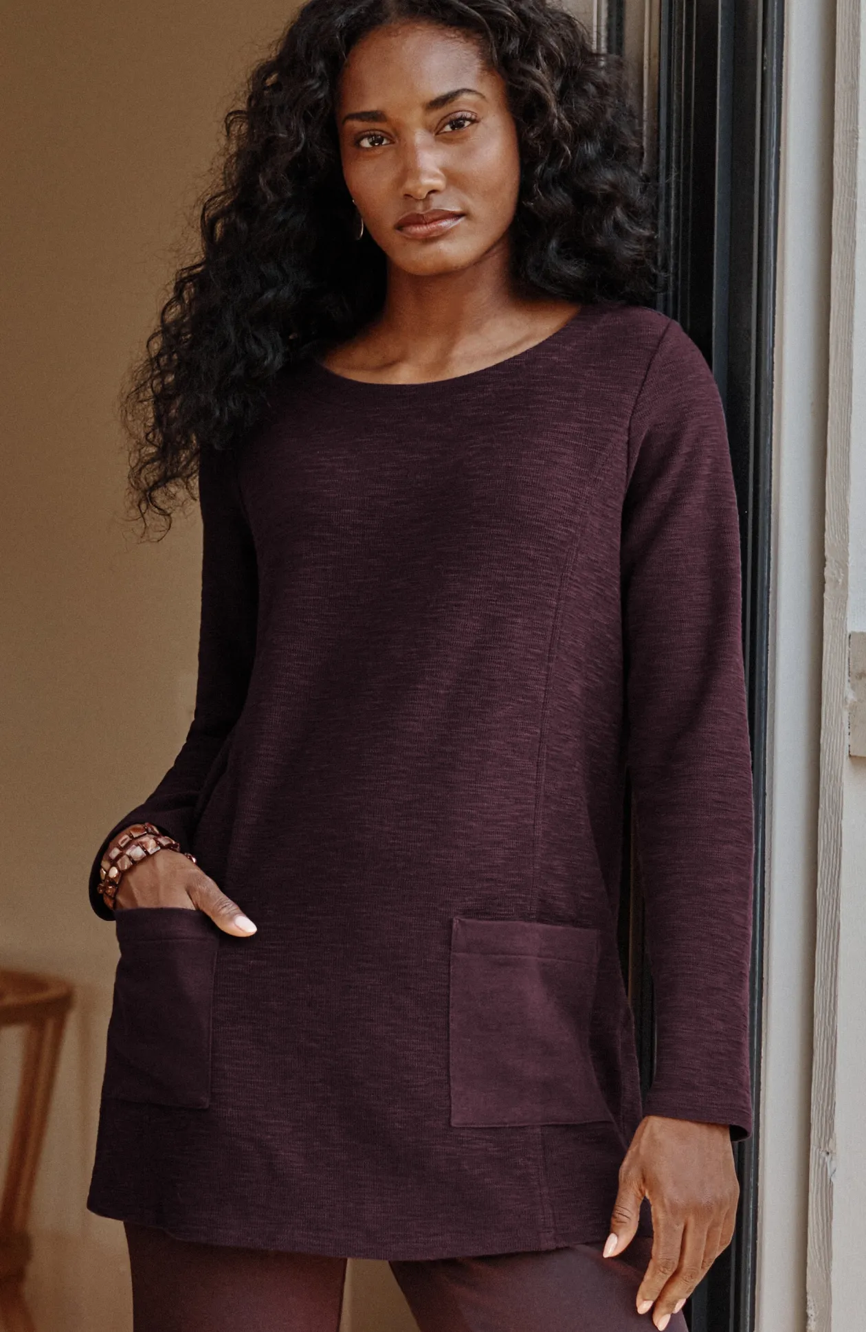 Pure Jill Organically Grown Cotton A-Line Tunic