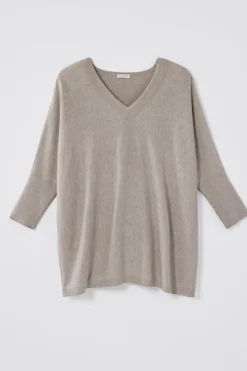 Pure Jill Oversized V-Neck Sweater