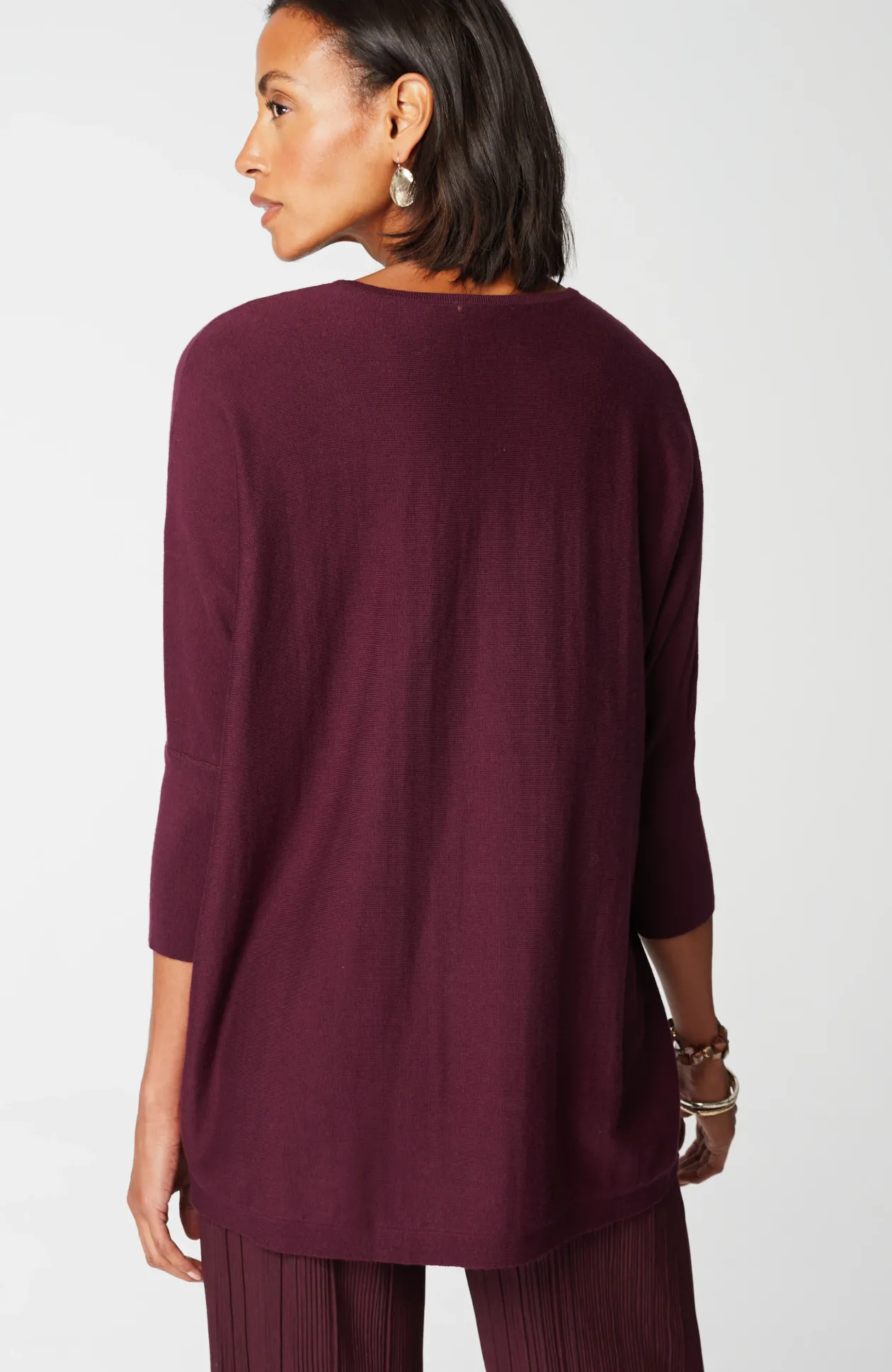 Pure Jill Oversized V-Neck Sweater