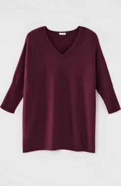 Pure Jill Oversized V-Neck Sweater
