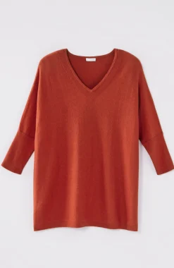 Pure Jill Oversized V-Neck Sweater