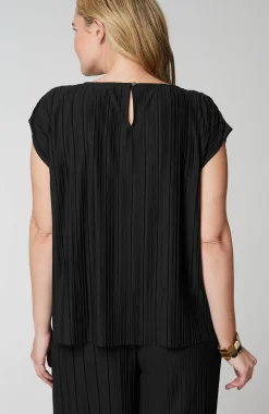 Pure Jill Pleated Dolman-Sleeve Top