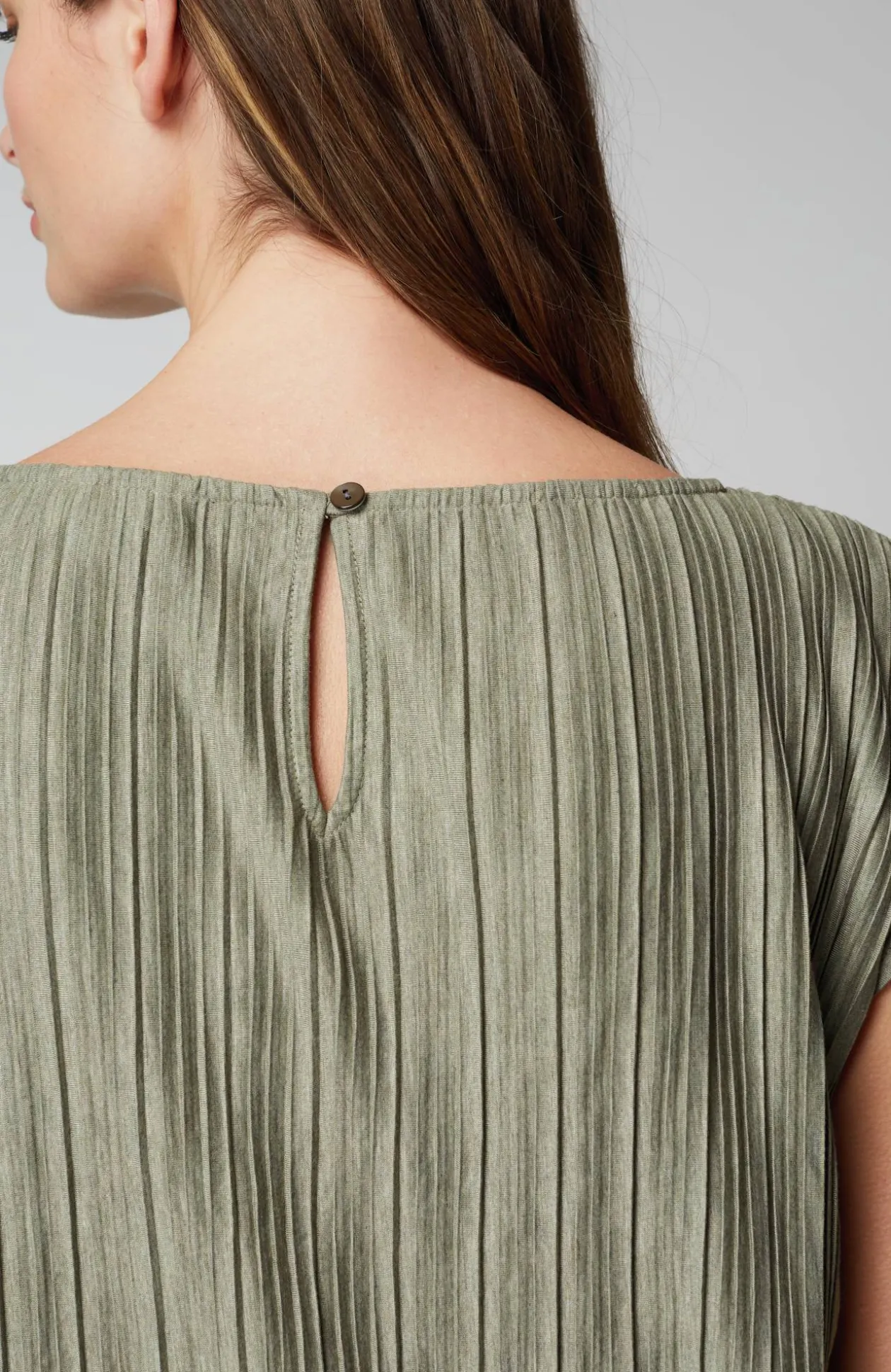 Pure Jill Pleated Dolman-Sleeve Top