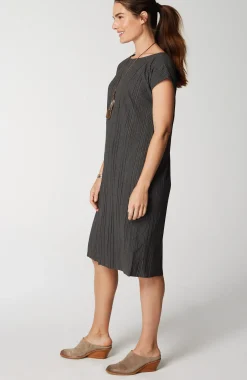 Pure Jill Pleated Knit Dress