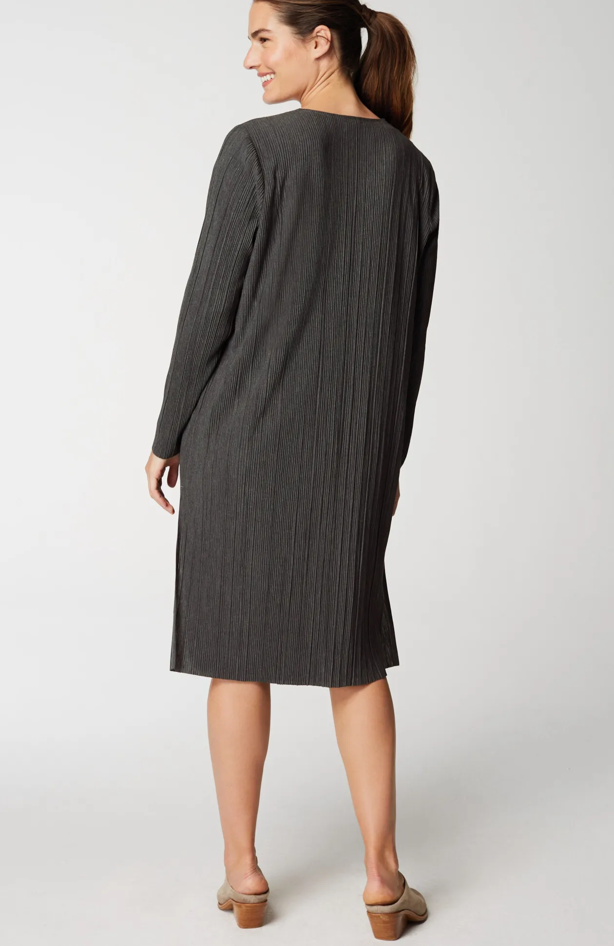 Pure Jill Pleated Knit Duster
