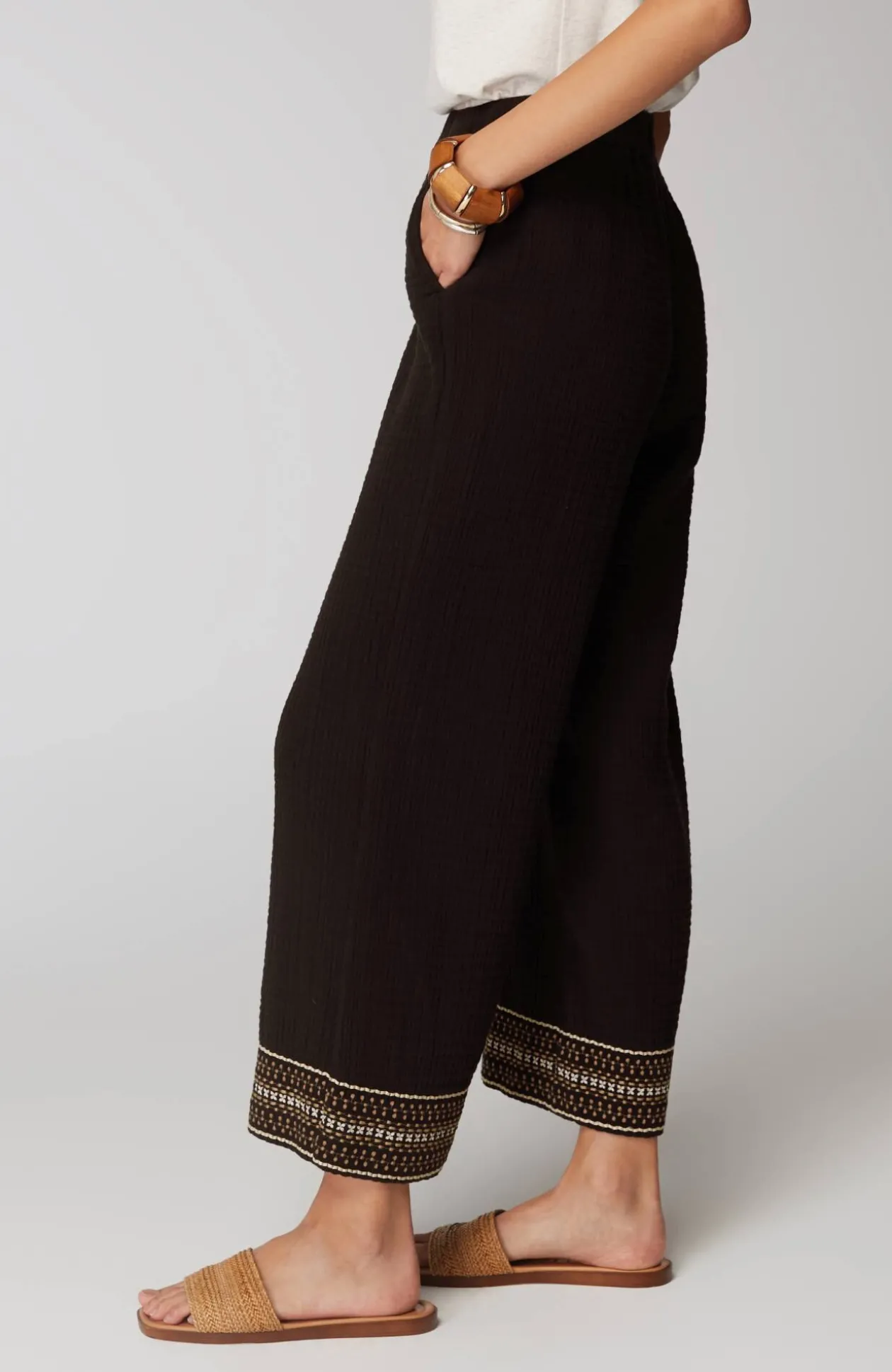 Pure Jill Relaxed Cropped Pants