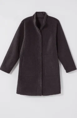 Pure Jill Reversible Long Teddy Coat