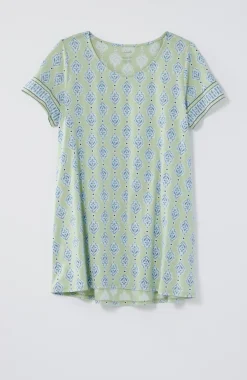 Pure Jill Scoop-Neck Elliptical Tee