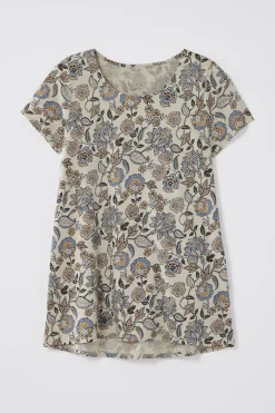 Pure Jill Scoop-Neck Elliptical Tee