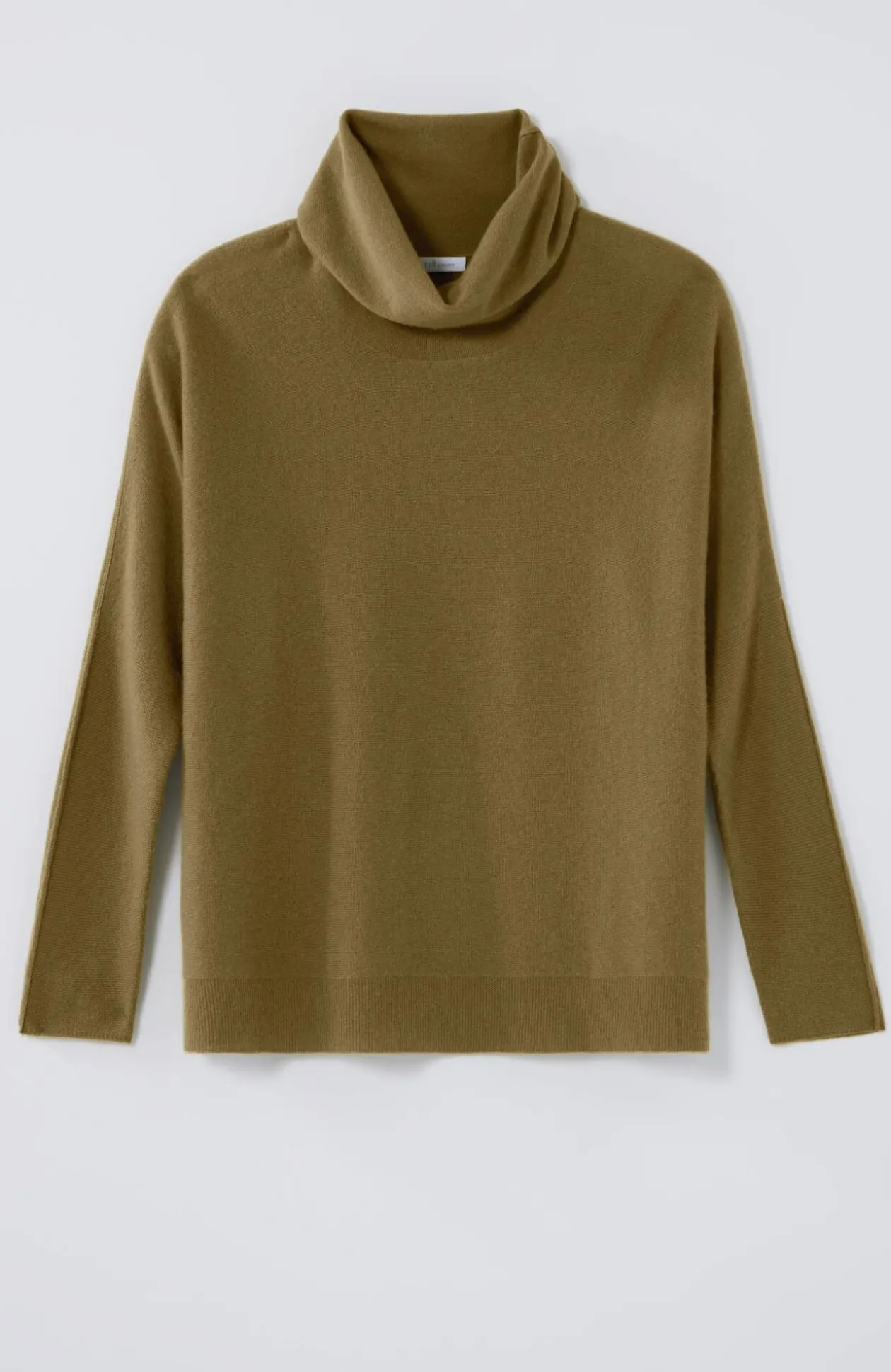 Pure Jill Scrunch-Neck Recycled-Cashmere Sweater