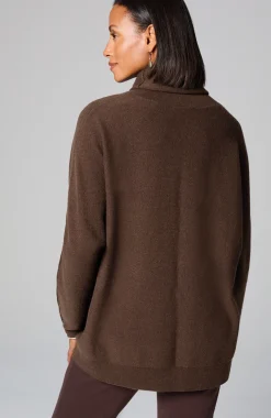 Pure Jill Scrunch-Neck Recycled-Cashmere Sweater