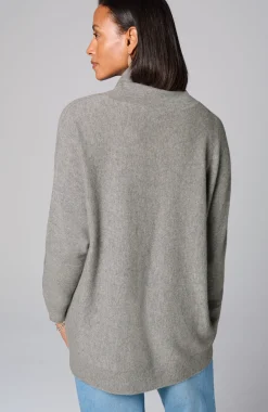 Pure Jill Scrunch-Neck Recycled-Cashmere Sweater