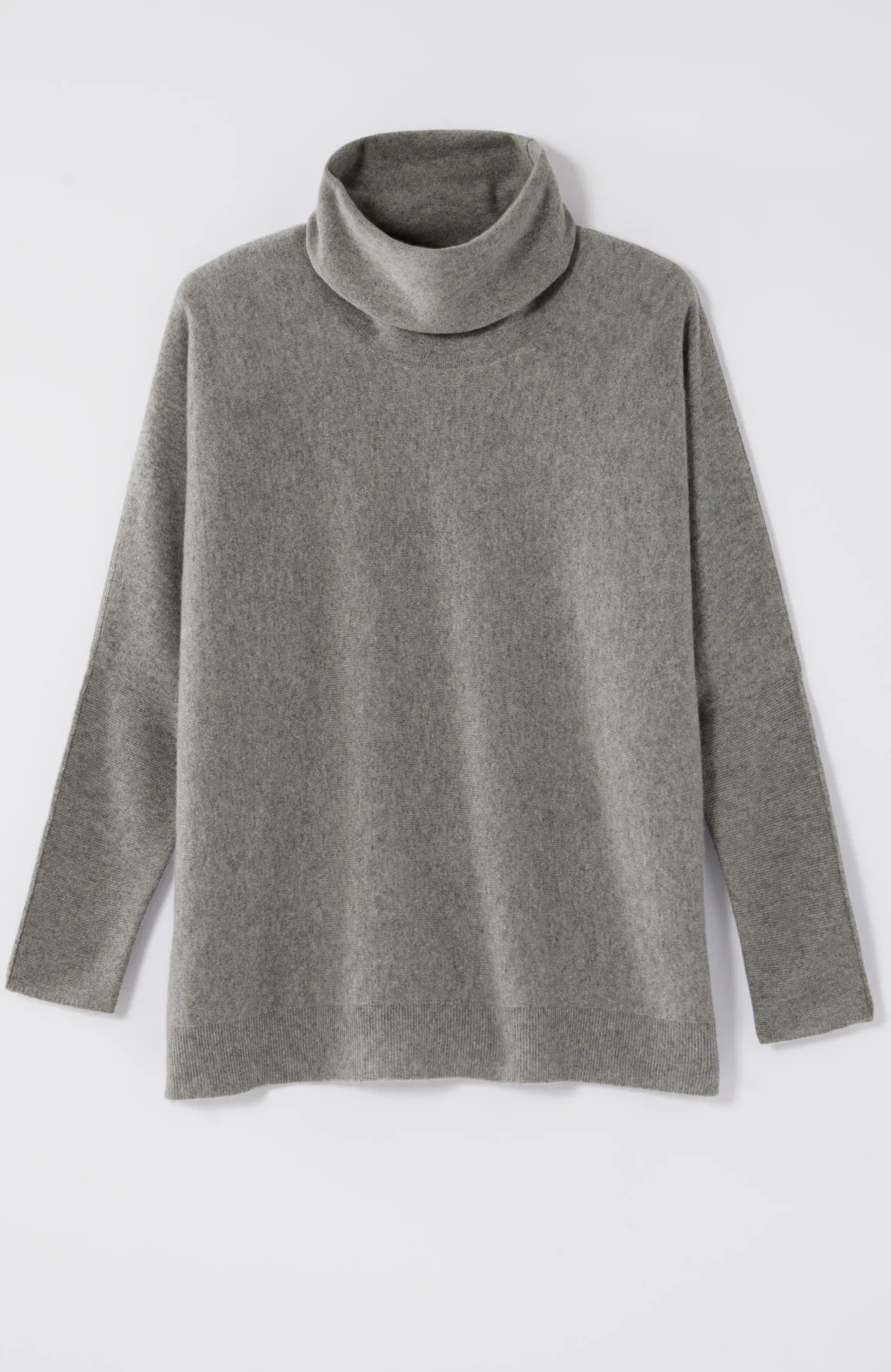 Pure Jill Scrunch-Neck Recycled-Cashmere Sweater