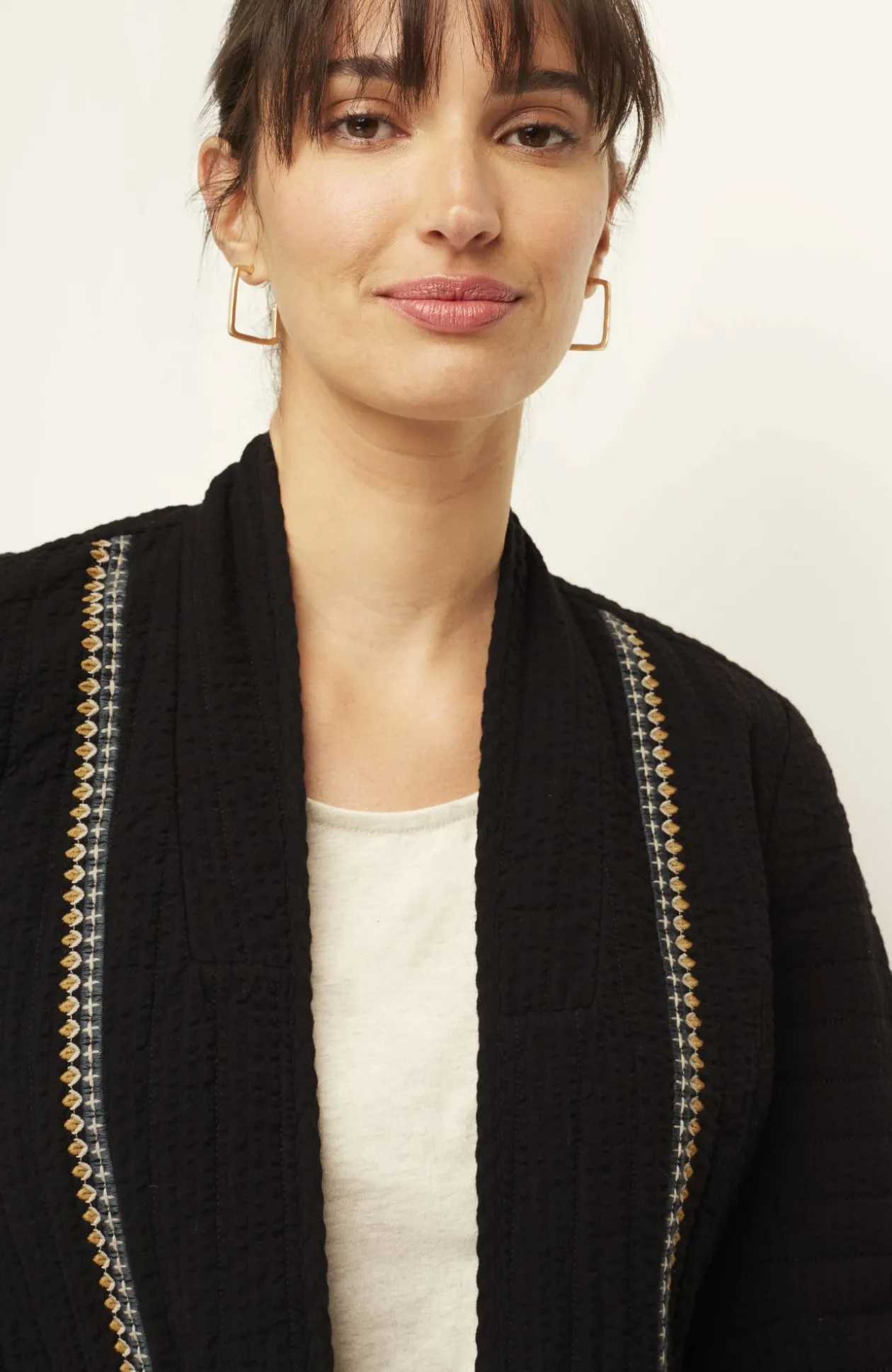 Pure Jill Seersucker Jacket
