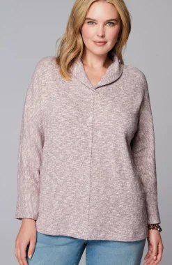 Pure Jill Shawl-Collar Dolman Top