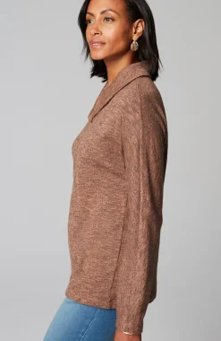 Pure Jill Shawl-Collar Dolman Top