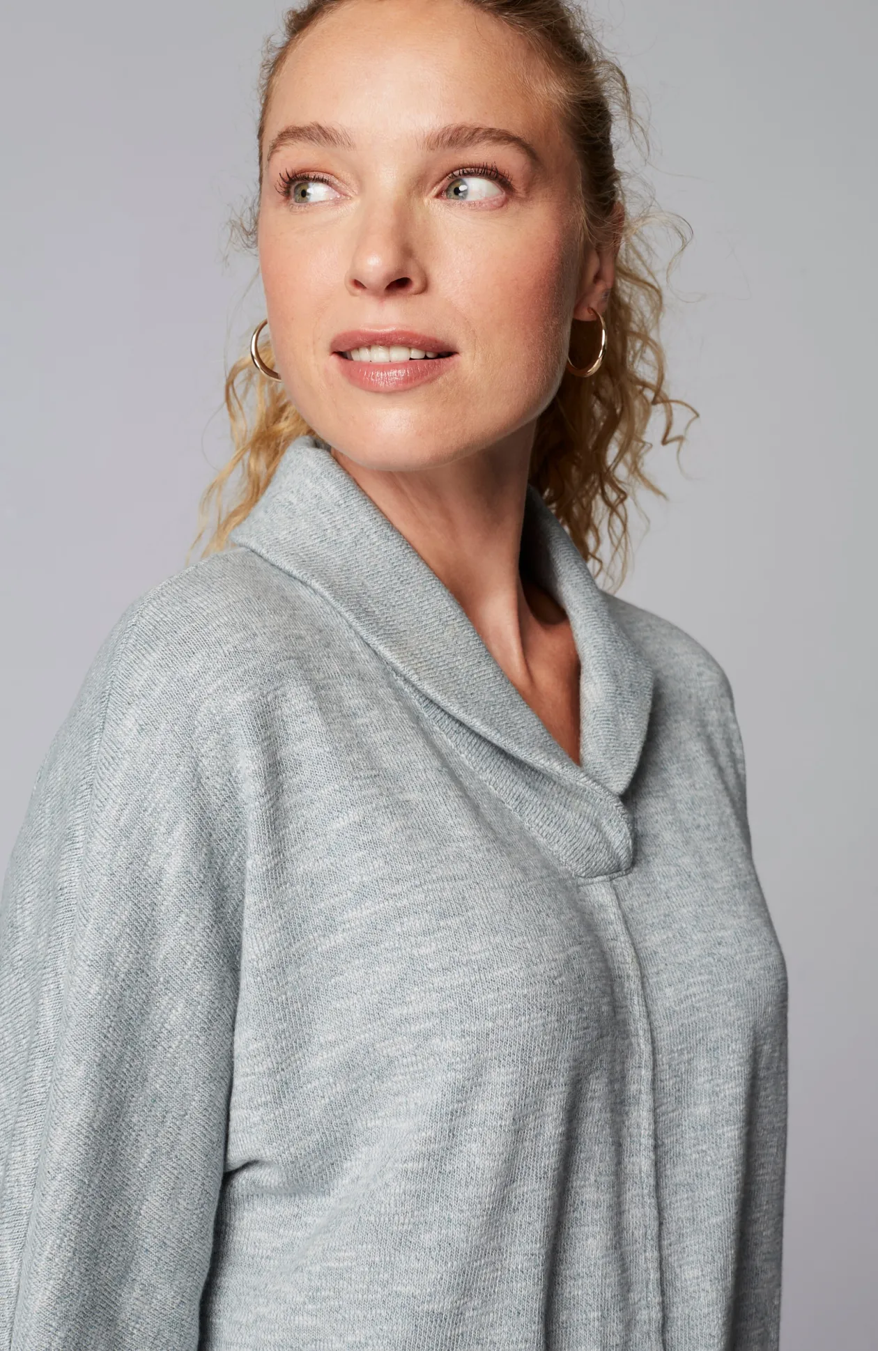 Pure Jill Shawl-Collar Dolman Top