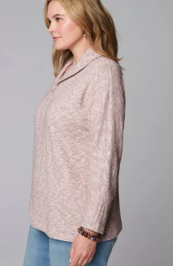 Pure Jill Shawl-Collar Dolman Top