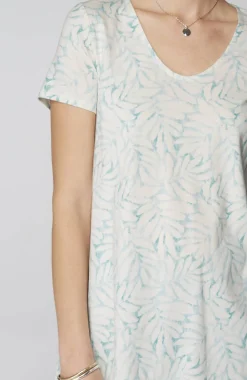 Pure Jill Side-Slit Elliptical Tee