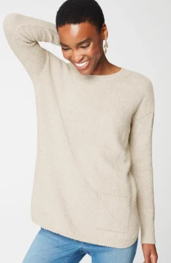 Pure Jill Single-Front-Pocket Sweater