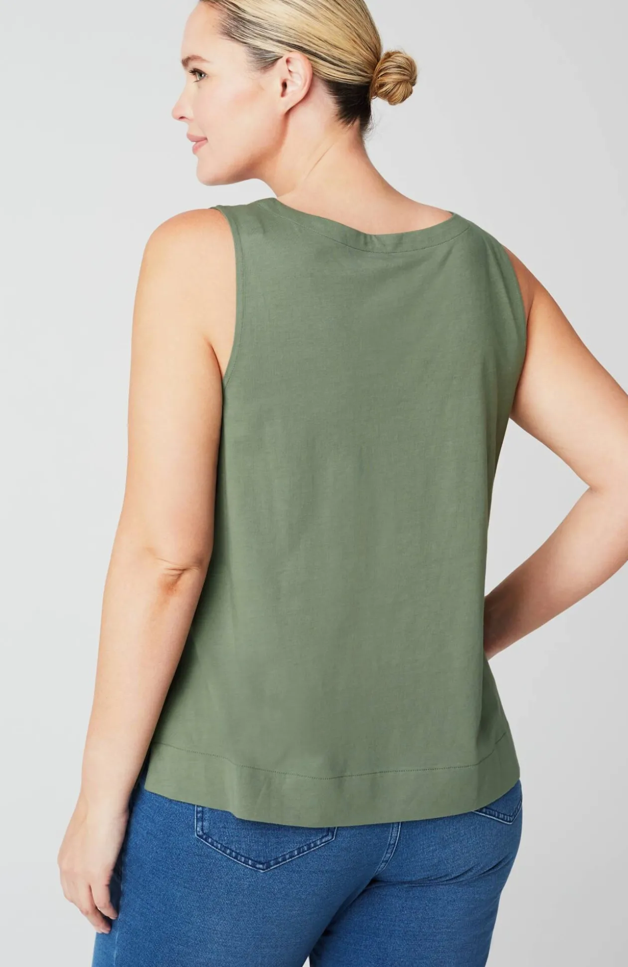 Pure Jill Soft-V-Neck Layering Tank