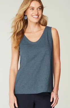Pure Jill Soft-V-Neck Layering Tank
