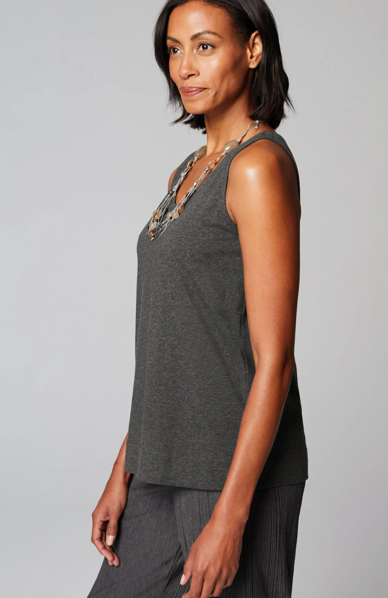 Pure Jill Soft-V-Neck Layering Tank