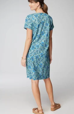Pure Jill Soft-V-Neck T-Shirt Dress