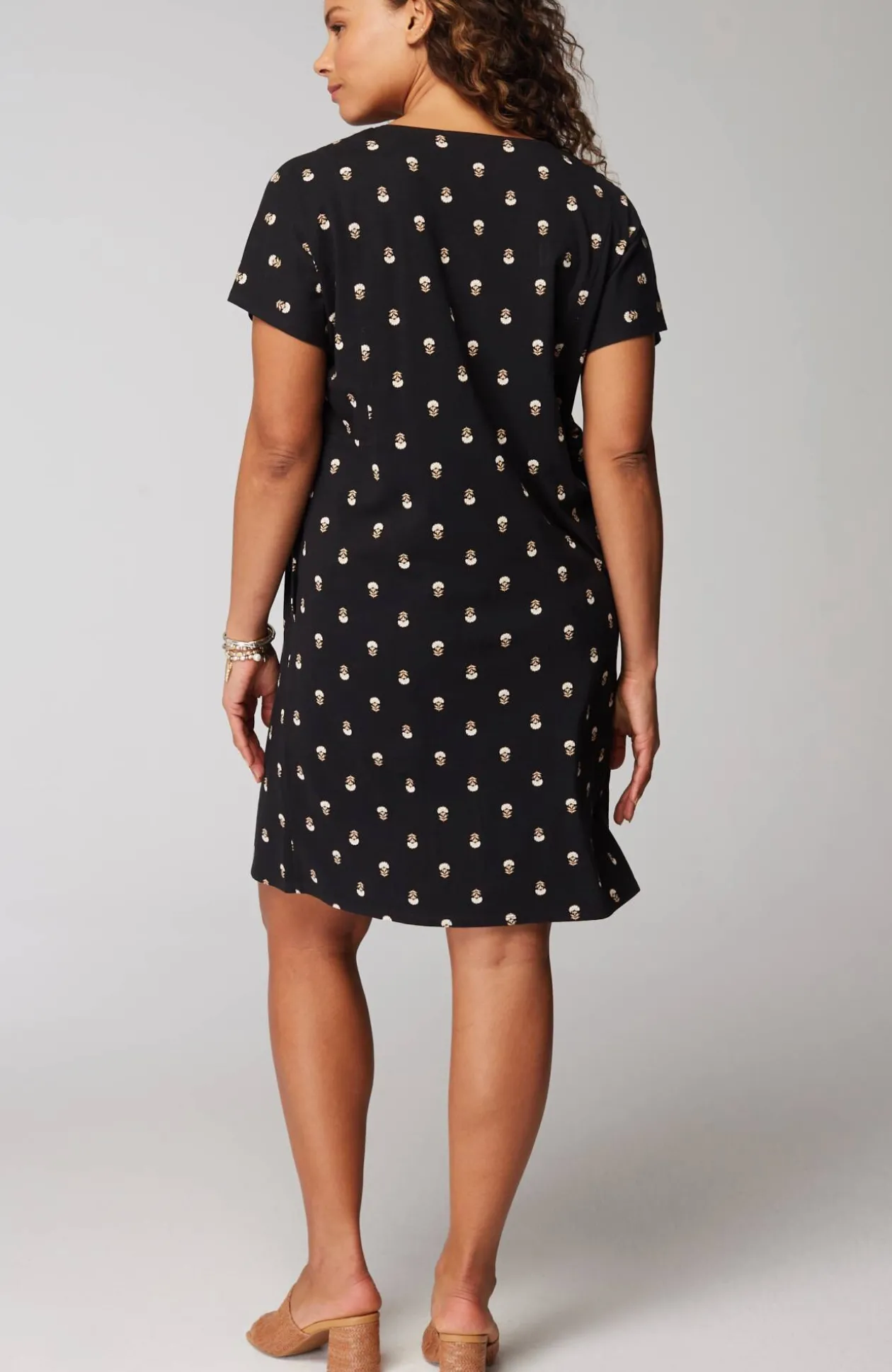Pure Jill Soft-V-Neck T-Shirt Dress
