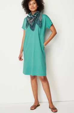 Pure Jill Soft-V-Neck T-Shirt Dress