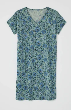Pure Jill Soft-V-Neck T-Shirt Dress