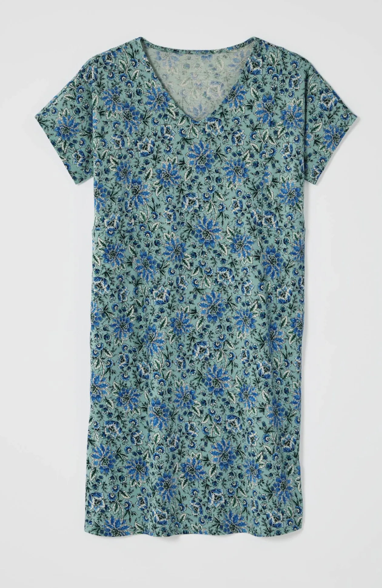 Pure Jill Soft-V-Neck T-Shirt Dress