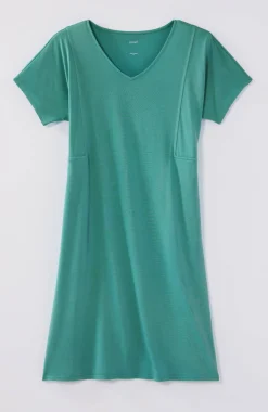 Pure Jill Soft-V-Neck T-Shirt Dress