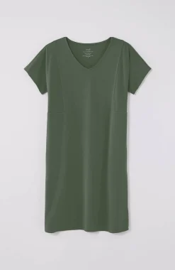 Pure Jill Soft-V-Neck T-Shirt Dress