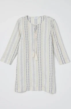Pure Jill Split-Neck Dobby Tunic