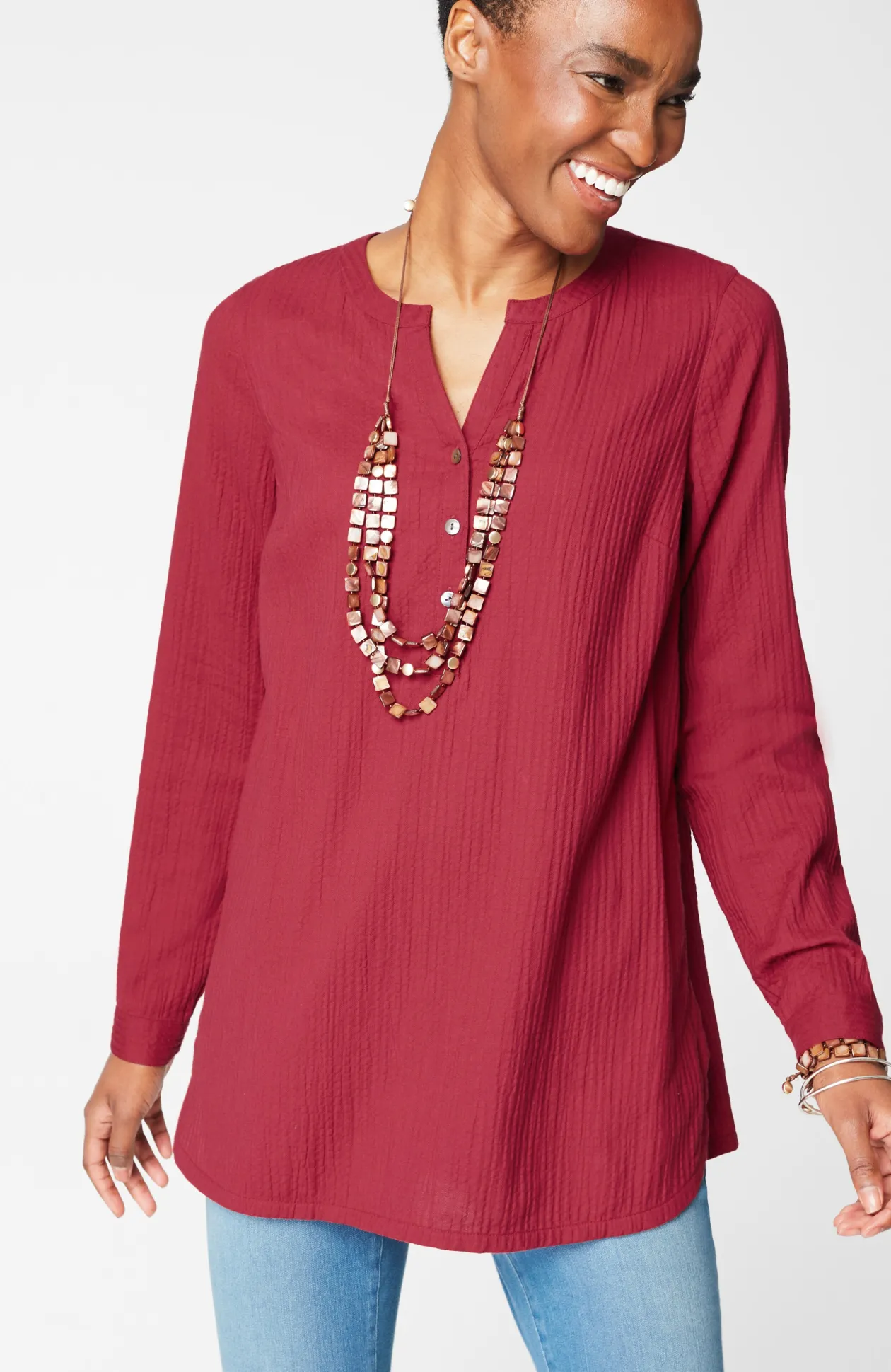 Pure Jill Textured Tunic