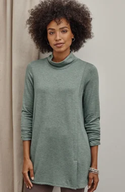 Pure Jill Tranquility Mock-Neck Tunic