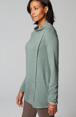 Pure Jill Tranquility Mock-Neck Tunic