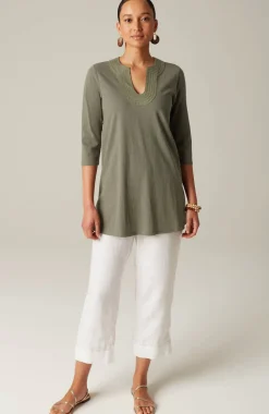 Pure Jill Trapunto Tunic